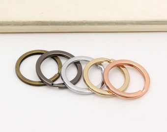 10pcs Schlüsselanhänger Split Schlüsselanhänger Schlüsselanhänger Schlüsselanhänger Schlüsselanhänger Split Ring Schlüsselanhänger Schlüsselanhänger Hardware