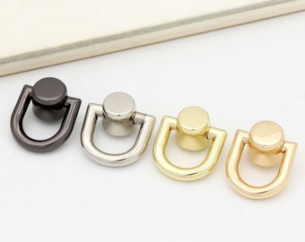 4 Stück Schraubnieten Swivel d Ring chicago Niet Schraubnieten Brücke Schnalle Kette Stecker Geldbörse Füße Swivel Stecker