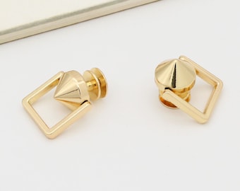 4pcs Rivet à vis or Connecteur à vis Boucle de pont Chaîne Connecteur matériel de sac à main