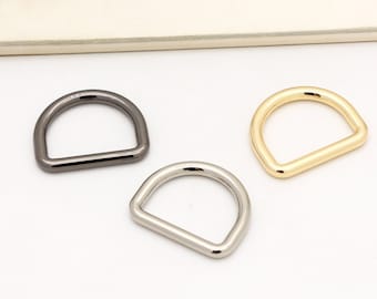 4pcs 1"1/4"(32mm) D ring buckle purse d ring purse ring strap rings purse hardware