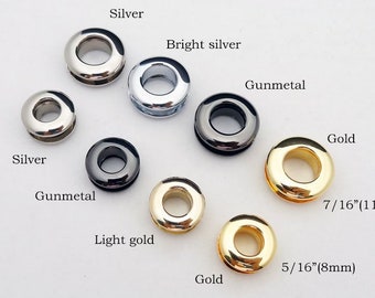 4set 5/16"(8mm) 7/16"(11mm) Oeillets en alliage d’oeilx Grommet Métal Grommets Pour artisanat en cuir