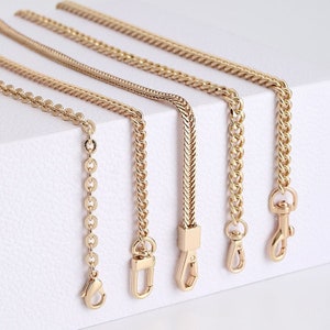 Gold bag chain replacement clearance