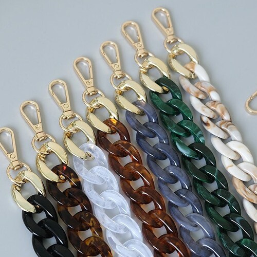 Bag Chain With Swivel Clasp Acrylic Chain Purse Chain Bag Etsy