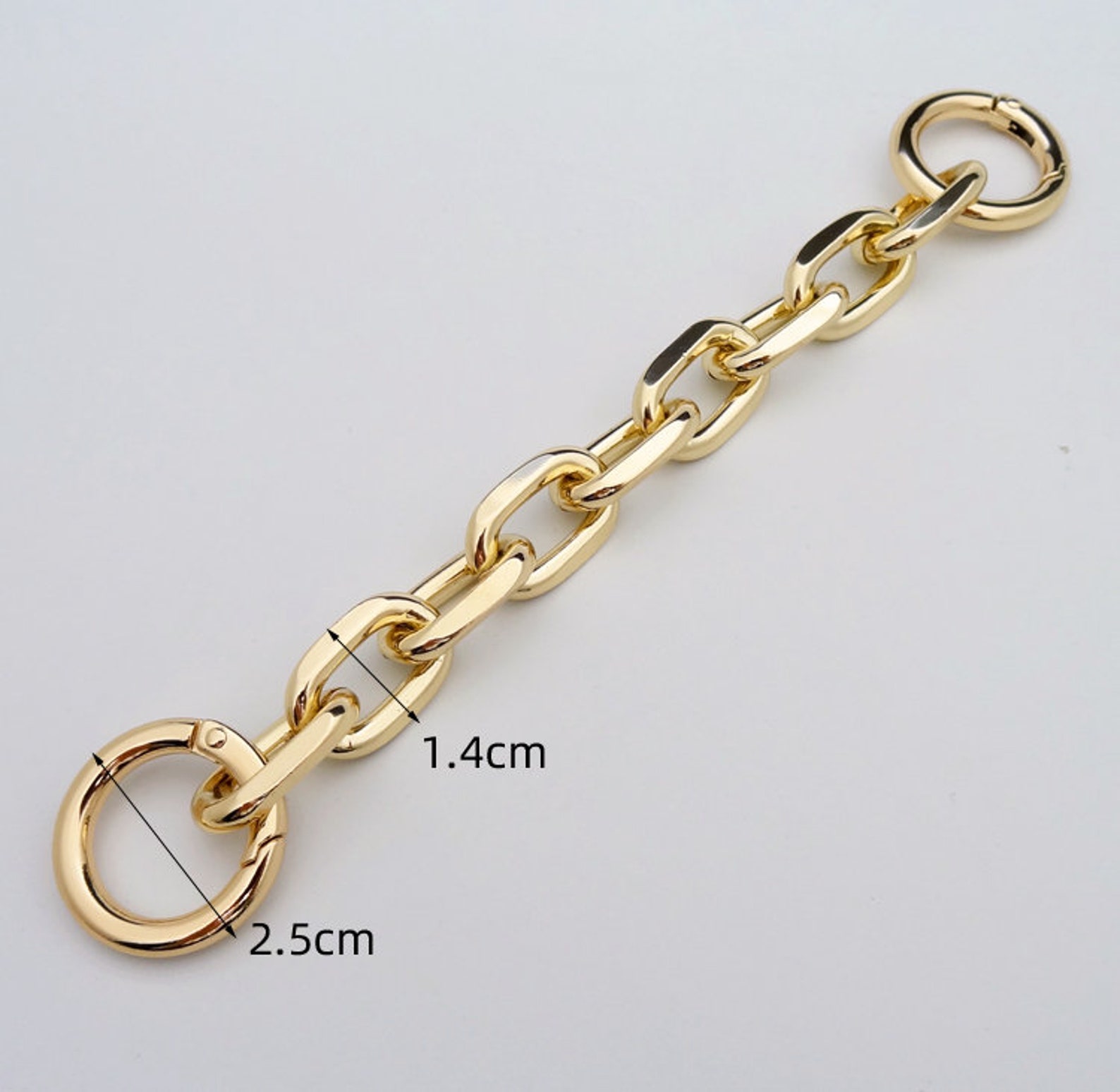 Chain Strap Extender Bag Chain Replacement Strap Purse Chain Etsy