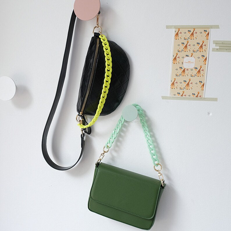 acrylic chain purse