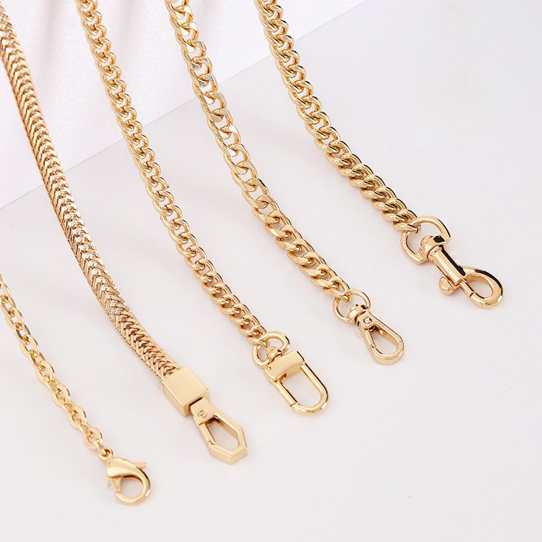 Gold Chain Strap Bag Chain Replacement Strap Purse Chain Bag Etsy