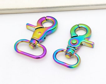 2-4-10pcs 3/4"(19mm) 1"(25mm) swivel clasp Snap hook swivel hook purse clasp purse hardware