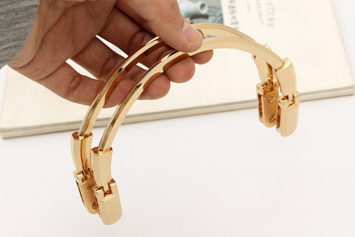 1pair Metal Purse Handle Gold Bag Handle Metal Handle Purse Etsy