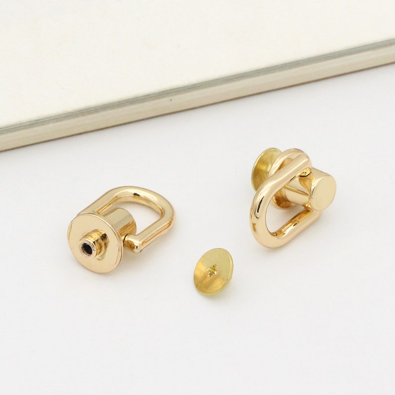 4pcs Screw rivets 3/89mm swivel d ring chicago rivet Etsy