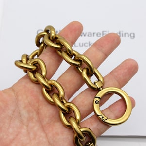 Antique gold bag chain bag handle Purse chain Handbag chain