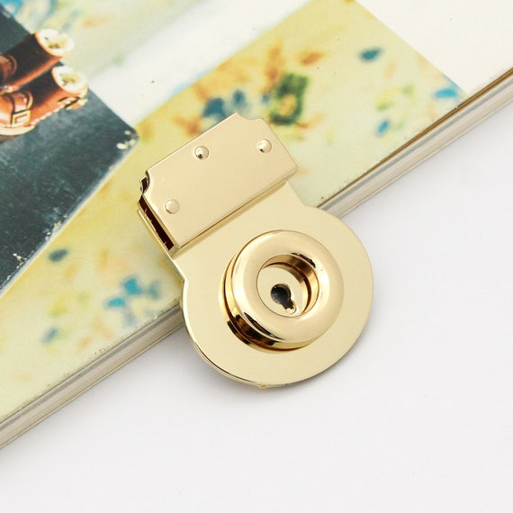 Purse lock Gold bag lock handbag lock push snap purse locks Etsy