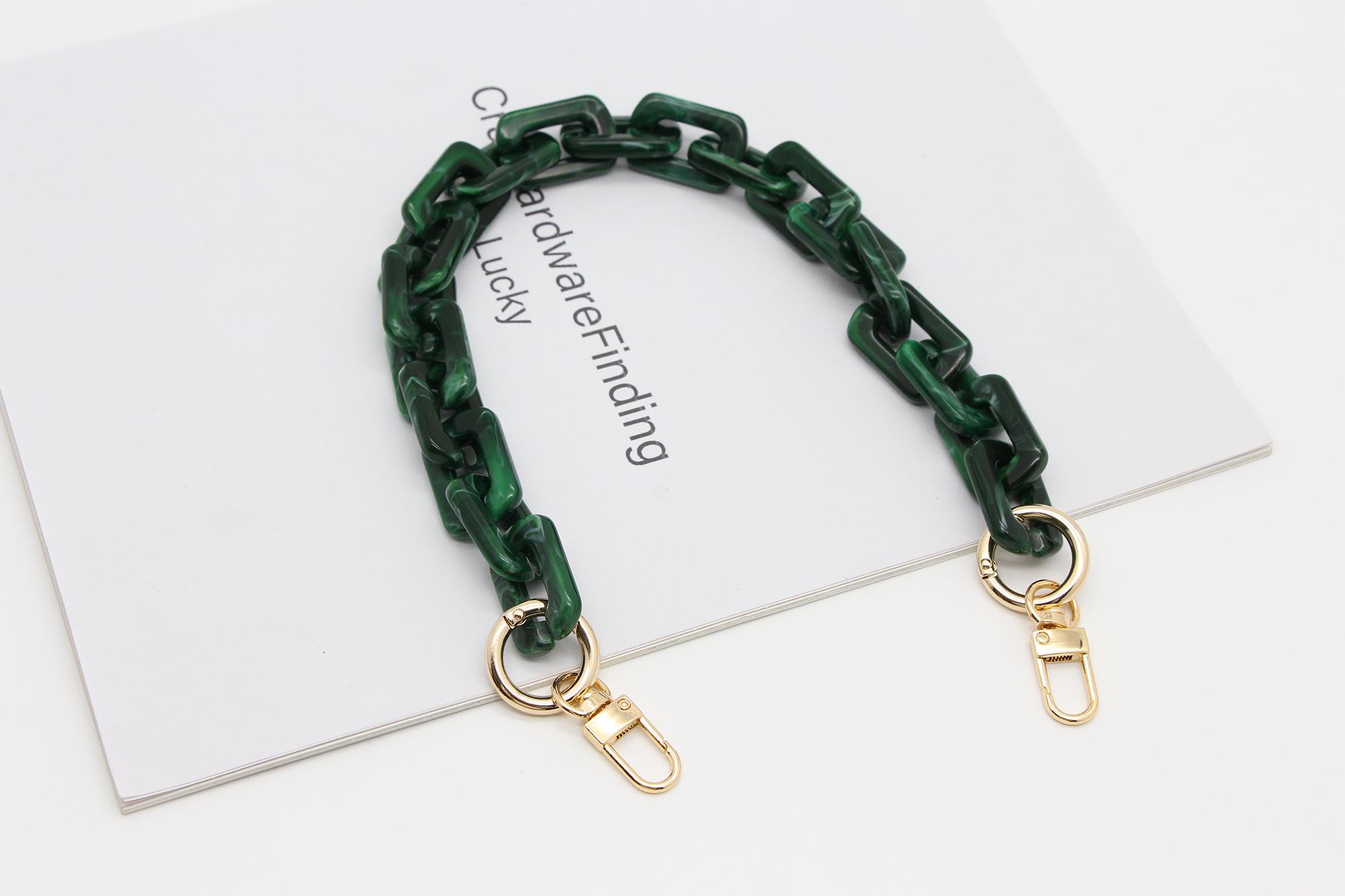 Bag Chain With Swivel Clasp Acrylic Chain Purse Chain Bag Handle ...