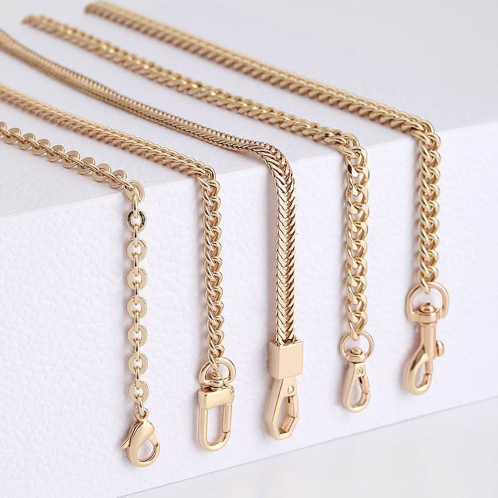 Gold Chain Strap Bag Chain Replacement Strap Purse Chain Bag Etsy