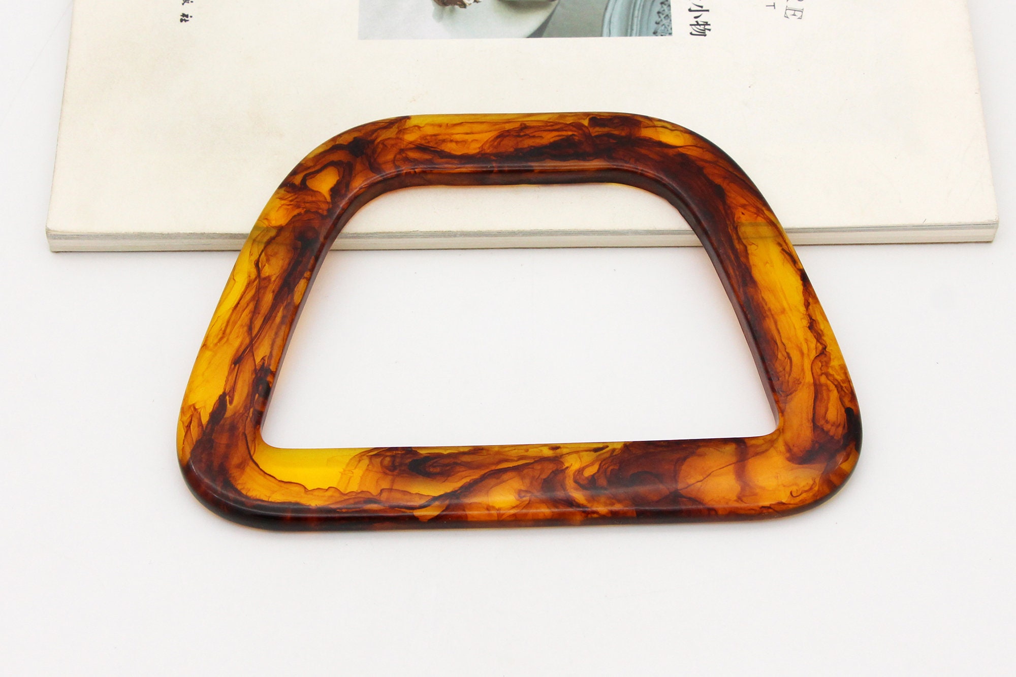 1pair Bag Handle Purse Handle Resin Handle Purse Frame Purse Etsy