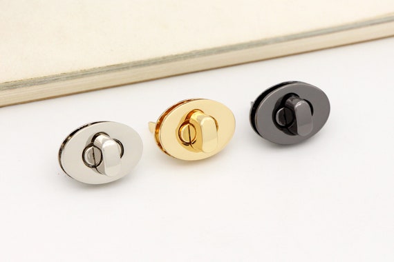 2set Small Purse Lock Twist Lock Oval Bag Locks Turn Lock Bag Hardware -  Etsy Australia