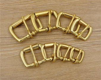 Solid Brass Buckle strap buckle belt buckle purse buckle pin buckle leather bag leather belt hardware