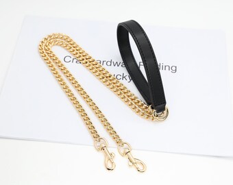Leather bag chain strap Women purse strap Shoulder strap
