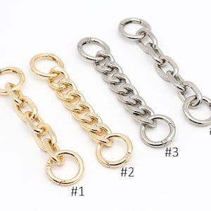 Chain Strap Extender 14mm bag chain replacement strap purse chain bag strap
