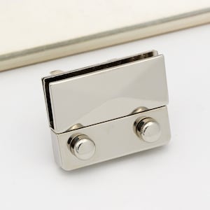 Purse Lock bag lock Snap lock clutch lock purse clasp Turn lock leather closure