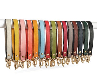 17 color Leather purse handle Leather bag handle Leather purse strap