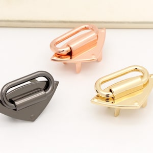 4pcs chain connector strap anchor Bridge buckle bag strap screw connector purse hardware