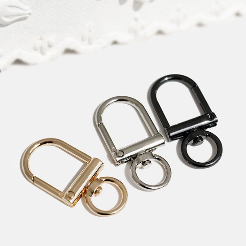 4pcs Swivel clasp swivel hook purse clasp keychain Key fob Etsy
