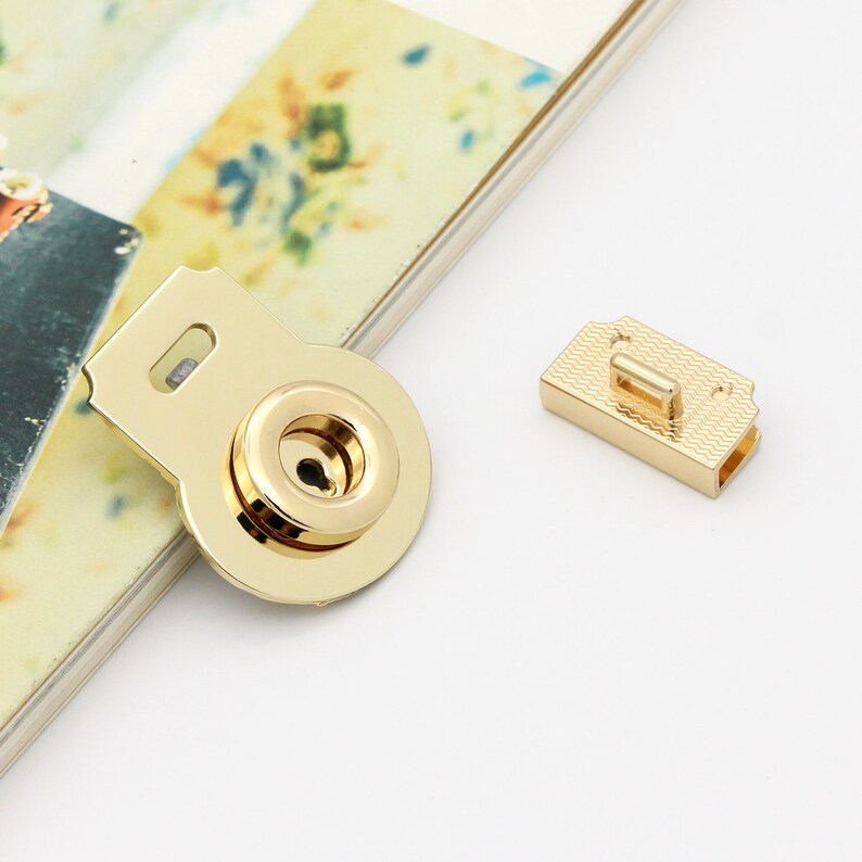 Purse lock Gold bag lock handbag lock push snap purse locks Etsy