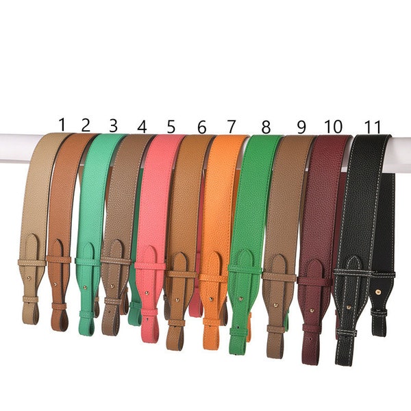 Leather bag handle Replacement handle Leather shoulder strap tote bag handle