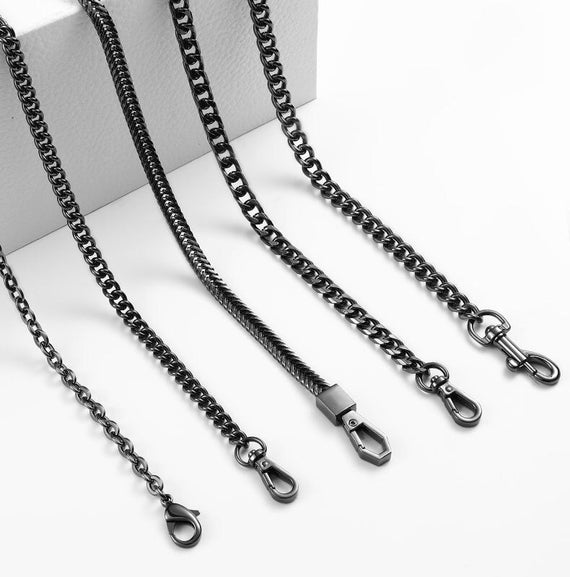 Gunmetal Chain Strap Bag Chain Replacement Strap Purse Chain Bag Strap Bag Handle Bag Hardware Etsy