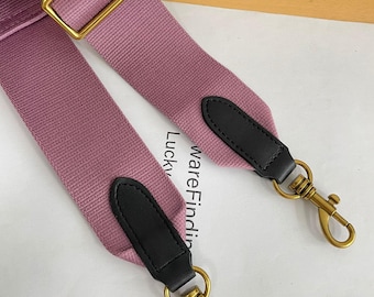 5cm Leather bag strap Polyester cotton shoulder strap adjustable purse strap