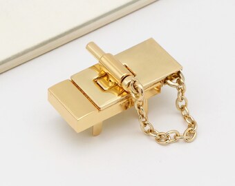 Gold Purse lock latch lock bag lock clutch lock purse clasp bag hardware