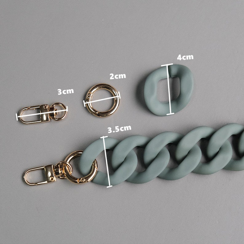 Acrylic Chain Bag Chain Purse Chain Bag Handle Bag Strap Etsy