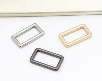 4pcs 1 1/4"(32mm) Rectangle ring Purse rectangular ring purse ring strap rings purse hardware