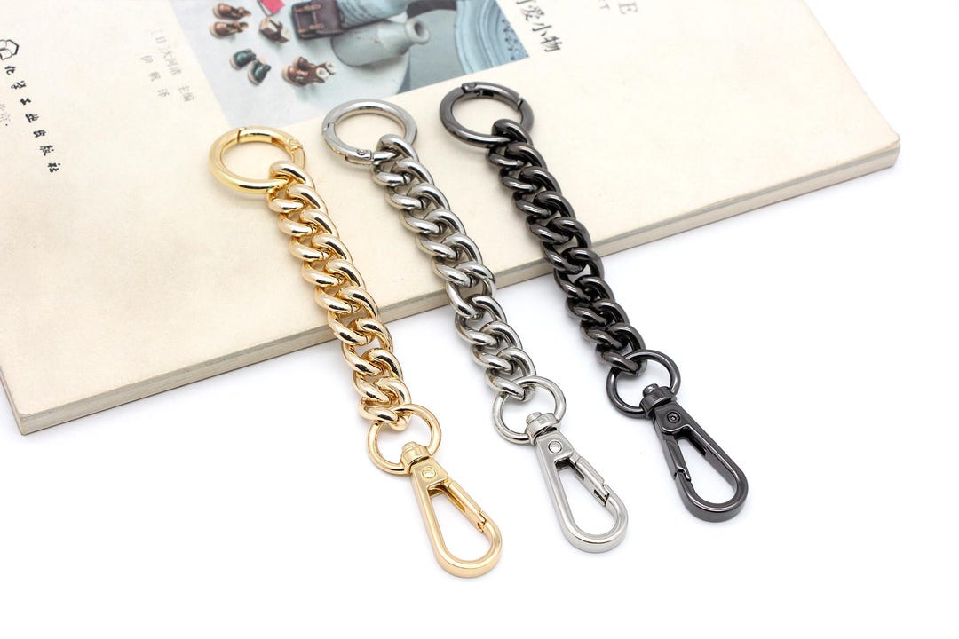 Chain Strap Extender 15cm Aluminum Bag Chain Replacement Strap Purse ...