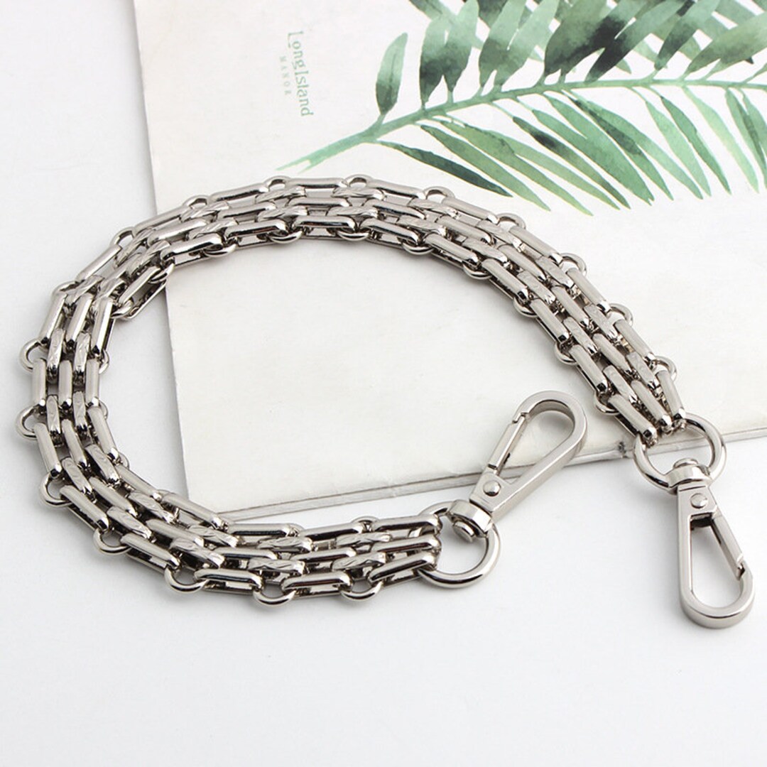 Silver Chain Strap Bag Chain Replacement Strap Purse Chain Bag Strap