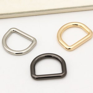 4pcs 1"(25mm) D ring buckle purse d ring purse ring strap rings purse hardware