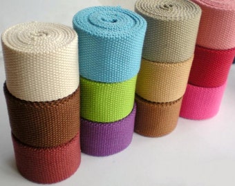 Cinghia in cotone larga 1 1/2" Cinghia in fettuccia per borsa, cinghia in fettuccia per borsa tote Cinghia in fettuccia a strisce