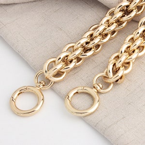 Louis Vuitton Gold Short Chain Strap Golden Metal ref.817848