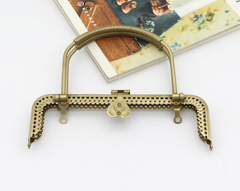 SALE Purse frames 18cm(7 in) clutch frame Bag frame metal frame coin purse diy frame purse making