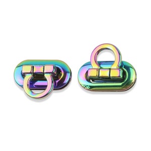 Purse Lock rainbow Turn Lock Flip Lock bag lock handbag lock purse supplies