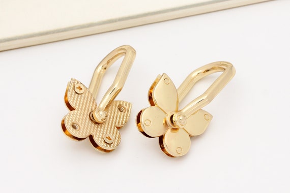 Screw d ring Chain Connector Purse Connector Ring screw rivet purse ring belt buckle purse clasp 12mm 2pair 12