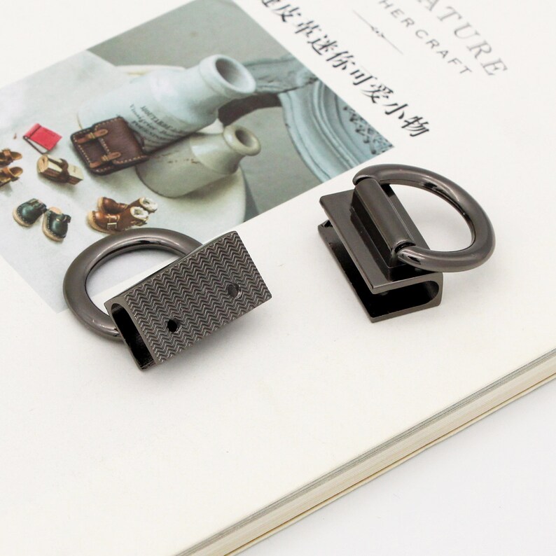 2pair Purse Chain Connector Ring D Ring Buckle Purse Ring Etsy