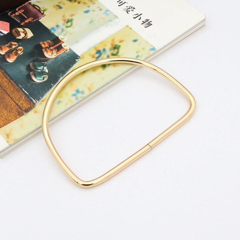 1pair Gold Purse Handles Bag Handle 6mm Thickness Metal Handle Etsy