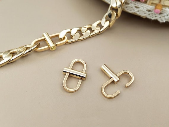 2pcs Bag chain connector Bag Chain Adjust buckle Swivel Connector with screw