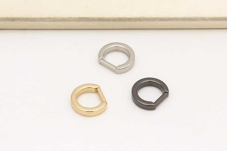 10pcs Small D Rings D Ring Buckle Purse Ring Strap Ring Zipper - Etsy