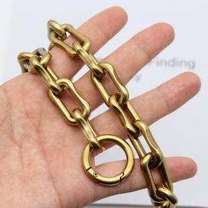 Antique gold bag chain Alloy purse chain bag handle Shoulder strap