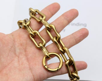Antique gold bag chain Alloy purse chain bag handle Shoulder strap