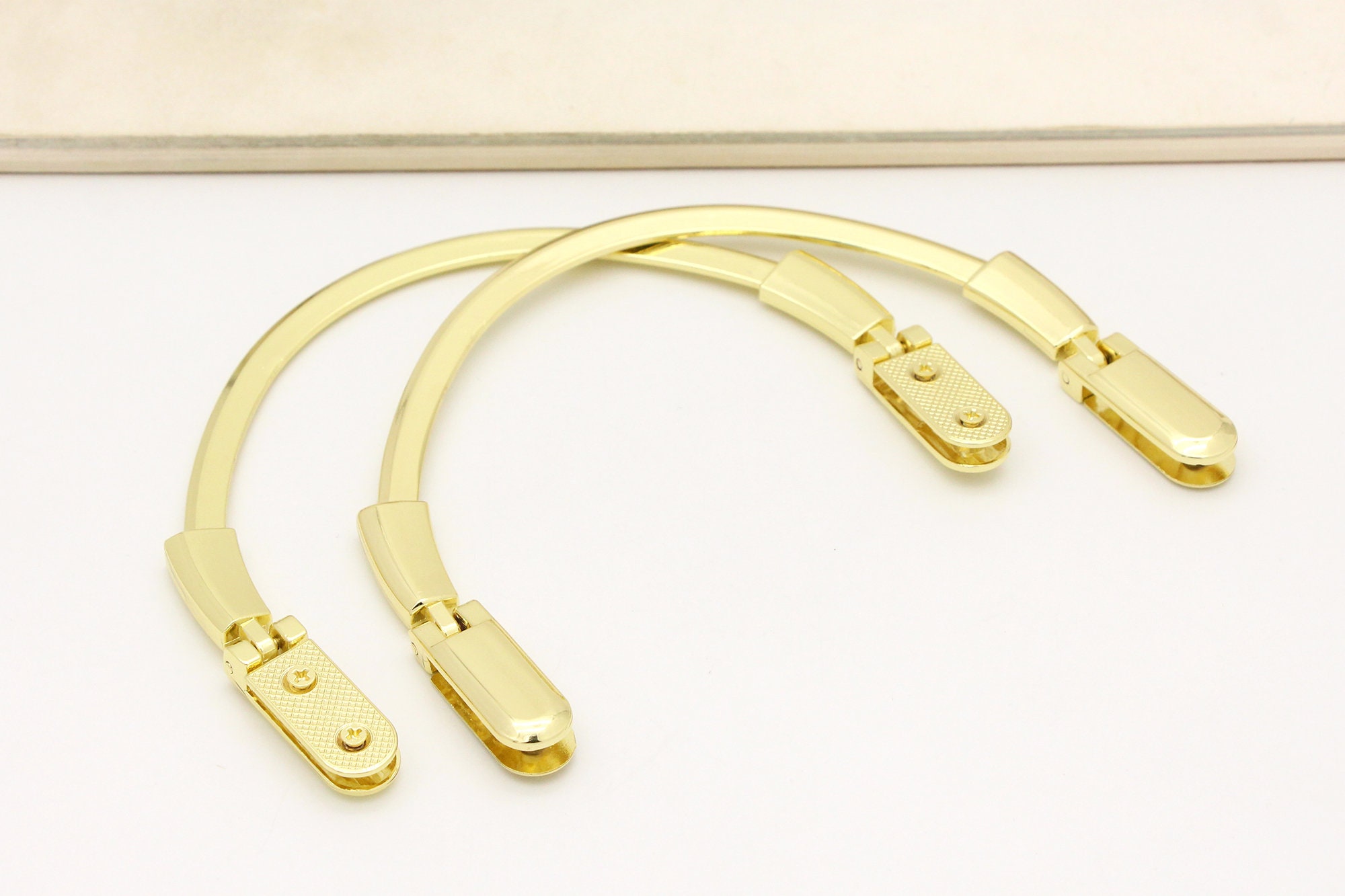 1pair Metal Purse Handle Gold Bag Handle Metal Handle Purse Etsy