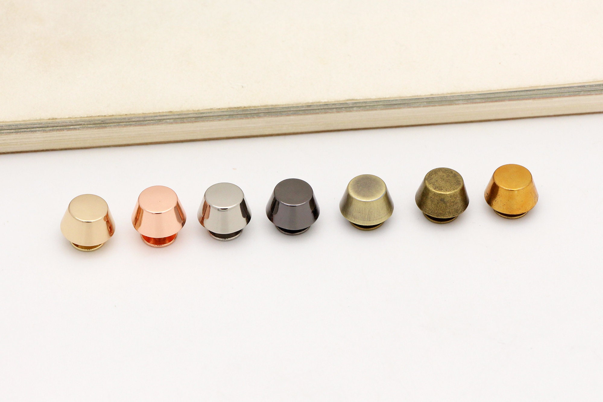 10set 11mm Schraube Niete Leder Niete Geldbörse Schraube Niete Geldbörse Füße Tasche Füße Geldbörse Hardware