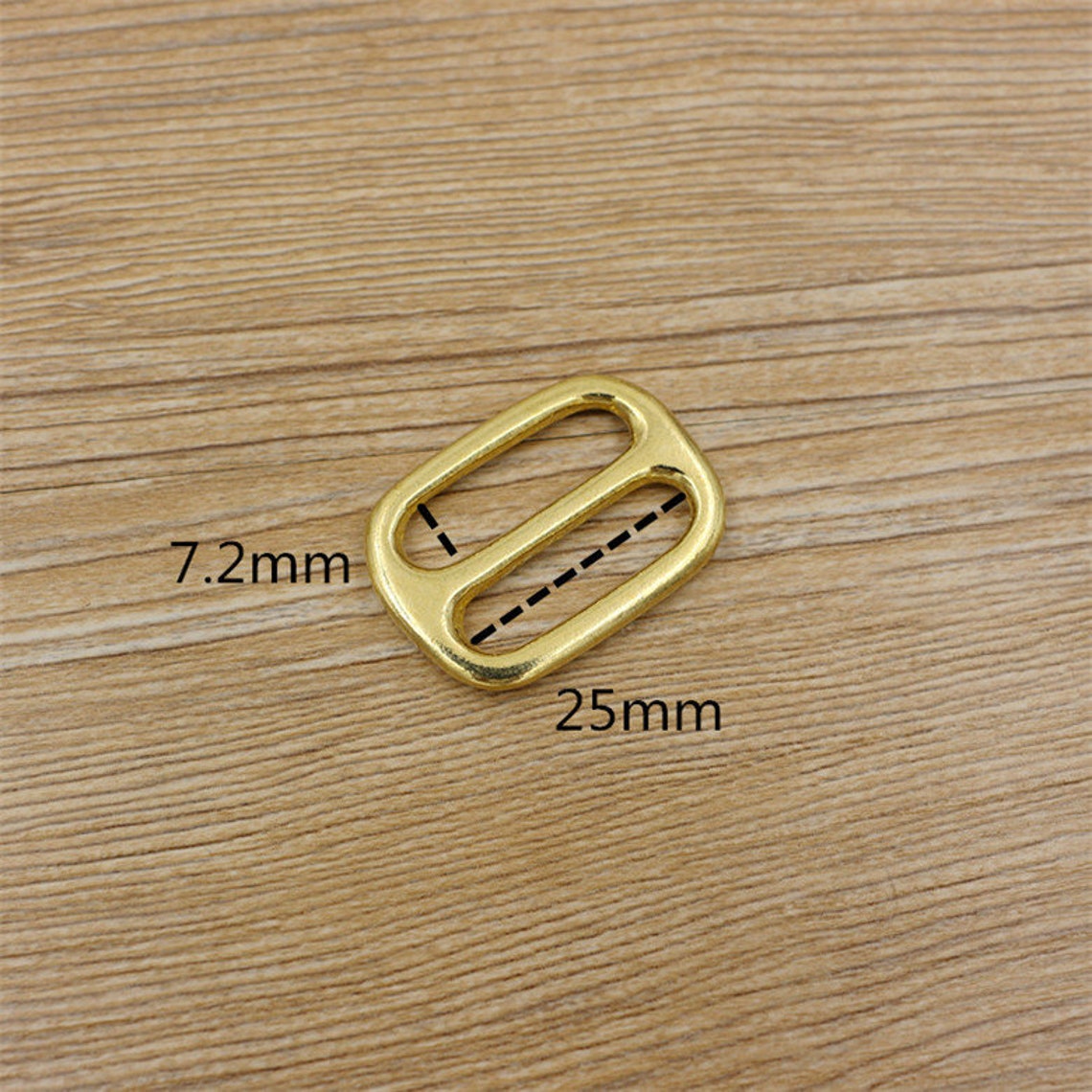 Brass Slide Buckle Strap Slide Strap Adjuster Purse Ring Belt Etsy